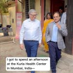 Bill Gates Instagram - Innovations in tuberculosis testing and treatment are a model for the rest of the world. It was great learning about the TB tech being used at the Kurla Health Center in Mumbai with the very funny and wonderful @aiyyoshraddha.