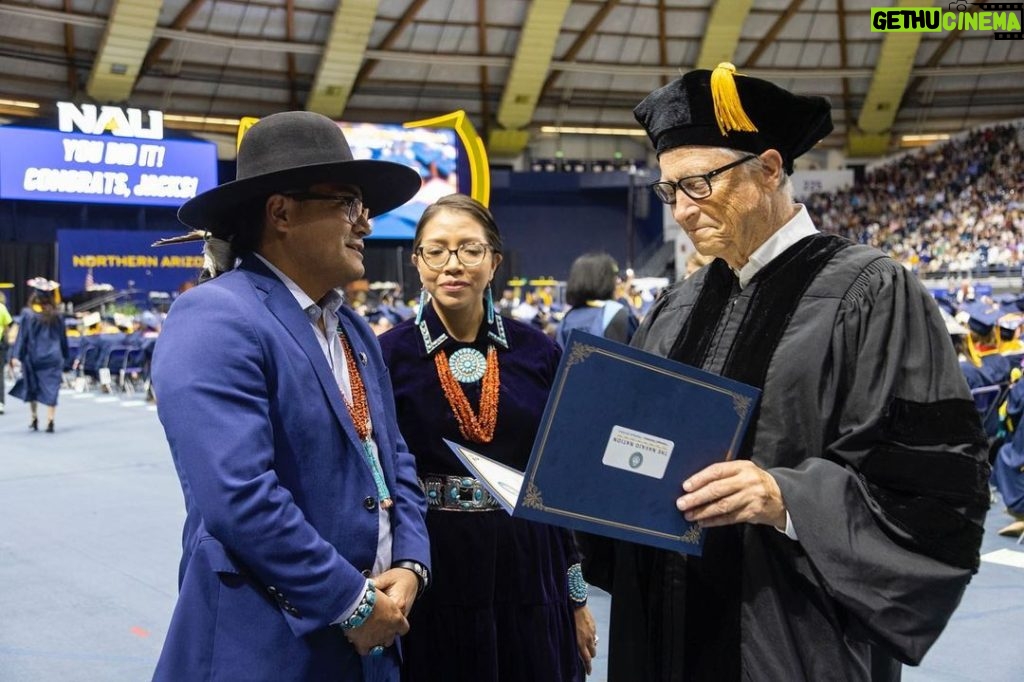 Bill Gates Instagram - Here are some of my favorite moments from the graduation ceremony at @nauflagstaff. Congrats to the class of 2023 on this incredible accomplishment.