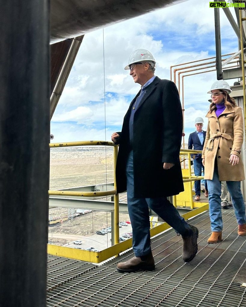 Bill Gates Instagram - I had the best day in Kemmerer, Wyoming. Over a coal plant tour, a site visit of the future Natrium plant, burgers, ice cream, and coffee, I got excited about the clean energy transition and the promise of next-generation nuclear.