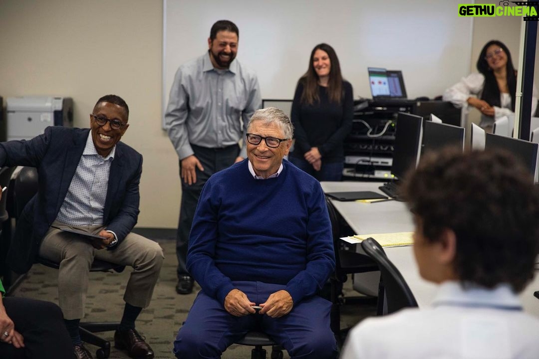 Bill Gates Instagram - One of the best parts of my work is getting the opportunity to learn. This week, I had a chance to spend time in Southern California and learn from innovators in the education space. Thanks for having me, @chaffeycollege, @officialhightechhigh, and @asugsvsummit.
