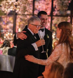 Bill Gates Instagram - It’s safe to say this was one of my favorite days. @jenniferkgates and @nayelnassar, your love is worth celebrating every day. Cheers to your first anniversary!