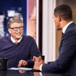 Bill Gates Instagram - @trevornoah, we have been lucky to have you as a host of @thedailyshow, and you’ll be sorely missed! I can’t wait to see what you do next. But in the meantime, I hope I can get you on the tennis court a little more easily now...