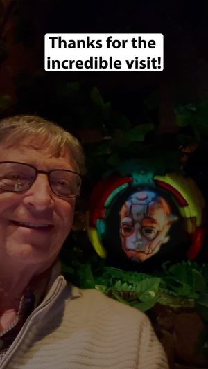 Bill Gates Instagram - “That’s wild” pretty much sums it up.