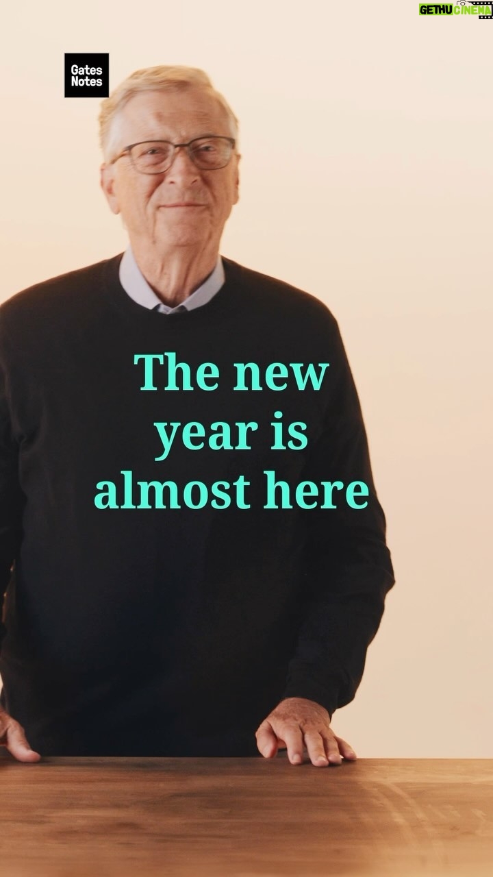 Bill Gates Instagram - As another year comes to a close, I find myself thinking more than ever about the world today’s young people will inherit. There is no question that these are challenging times, but when I look at the opportunities ahead, I can’t help but be hopeful.