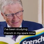 Bill Gates Instagram - Merci beaucoup à la France pour votre générosité et votre soutien à la lutte contre la polio. Paris, France