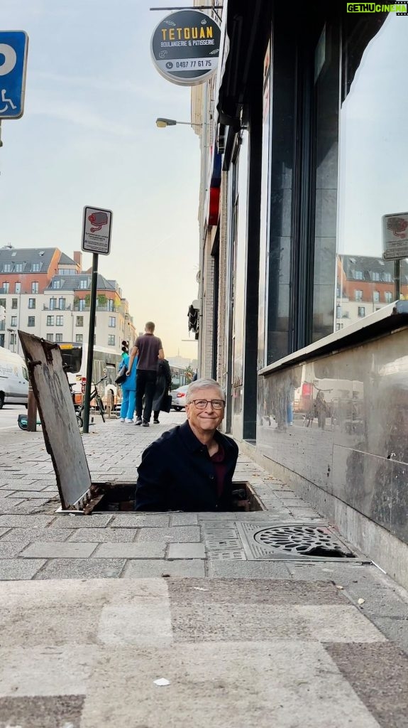 Bill Gates Instagram - I explored the hidden history of Brussels’ sewage system—and the role of wastewater in global health—for this year‘s #WorldToiletDay. Brussels,Belguim