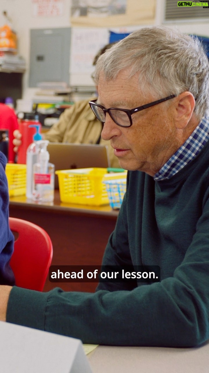 Bill Gates Instagram - Happy #WorldTeachersDay to all the educators making a difference in students’ lives. And a special thanks to Mr. Fernandez for putting up with me in his math class. Chula Vista