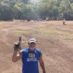 Bill Goldberg Instagram - Shaking the earth with my #deserteagle 😉😤🤣 Note the difference in the 2 guns! #1911 vs #deserteagle #sundaygunday #firearms #1911pistol #spear #rangeday #jackhammer #whosnext #shockwave #guns #ammo #45cal #50ae 🥹💪🇺🇸 @goldbergsgarage #goldbergsgarage