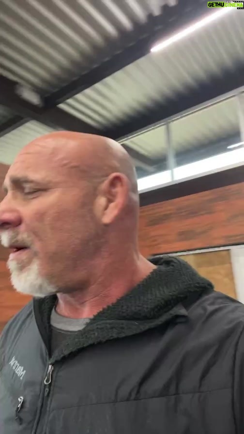 Bill Goldberg Instagram - Checking in on the progress of #Goldbergsgym LET’S GO!!!!