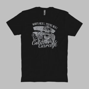 Bill Goldberg Instagram - THE TIME IS NOW!!! Run over to @bunkerbrandingco NOW to get my 1st post @wwe #wrestling T’s and other #merchandise !!!!!!!!!!! @goldbergsgarage #musclecar merch  as well!!!! #spear #jackhammer #whosnext #tshirt #hats #stickers #letsgo #auto #fitness #training #swag #hotrod @dodgeofficial @goldbergsgarage #muscle #automotive