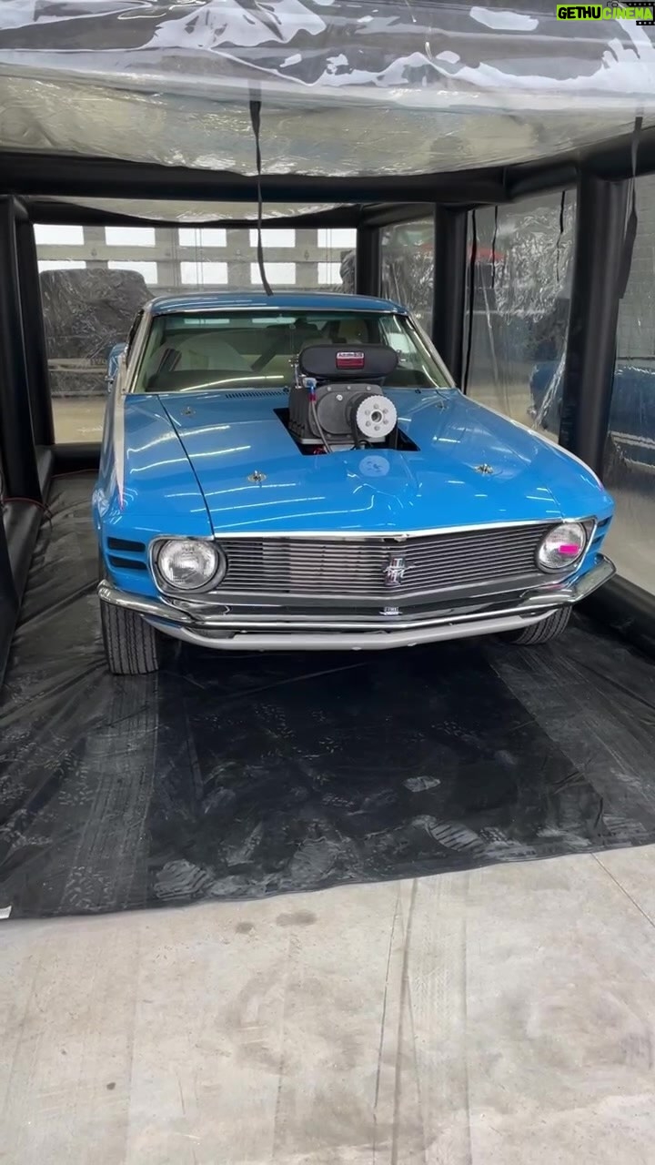 Bill Goldberg Instagram - Boss 429 mustang dubbed the LAWMAN is home where it belongs!!!!!!
