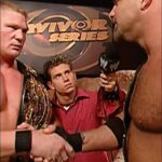 Bill Goldberg Instagram – #Goldberg meets #BrockLesnar at #SurvivorSeries 2003… and the rest is history. 💥 #Goldberg25 #WWEonSonyIndia