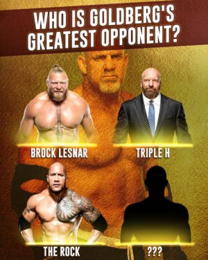 Bill Goldberg Instagram - #BrockLesnar, #TripleH, #TheRock or someone else? ⬇️ #Goldberg #Goldberg25