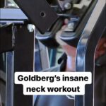 Bill Goldberg Instagram – @goldberg95 got ready for #BrockLesnar with this insane neck workout before #WrestleMania 33. #Goldberg25