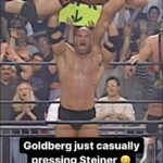 Bill Goldberg Instagram - That time @goldberg95 got a pump in mid-match #Goldberg25