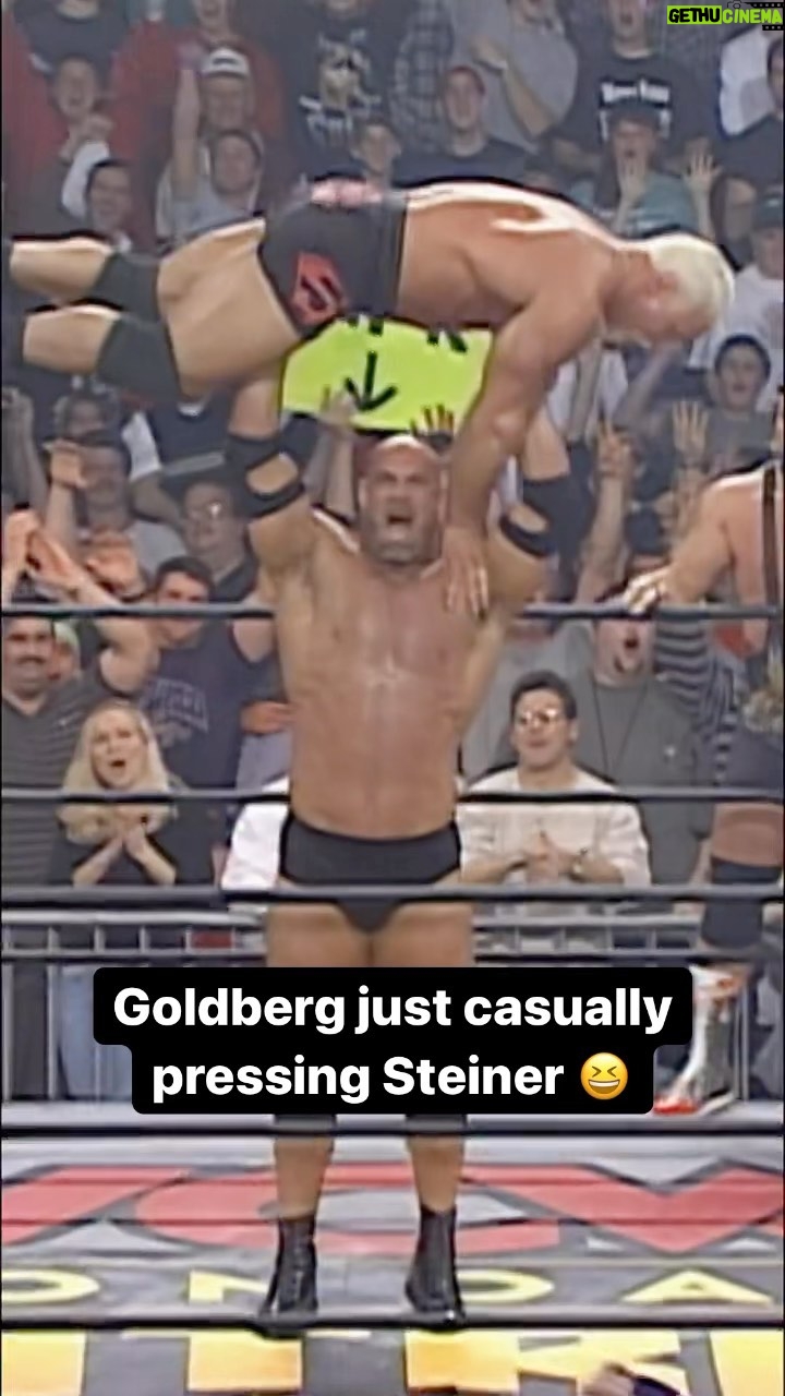 Bill Goldberg Instagram - That time @goldberg95 got a pump in mid-match #Goldberg25