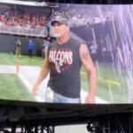 Bill Goldberg Instagram – Goldberg hit a spear at the Falcons game 👀 
(🎥: @maria__martinn)