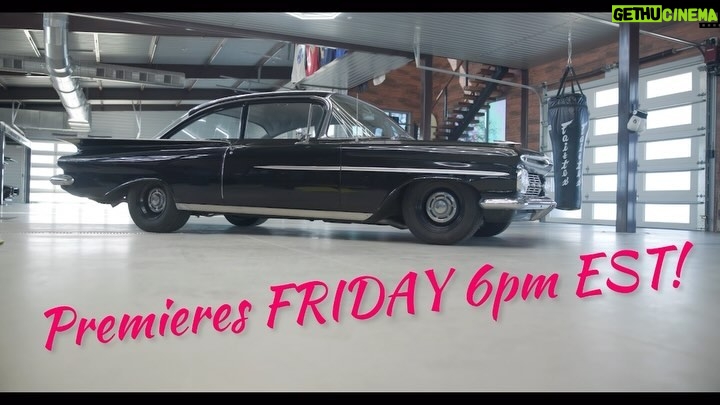 Bill Goldberg Instagram - New Episode drops Tomorrow!! The “Moonshine ‘59” Chevy BISCAYNE drops at 6pm EST TOMORROW on Goldberg’s Garage #goldbergsgarage @youtube channel! #whosnext #spear #jackhammer #chevrolet #biscayne #classiccars #carshow