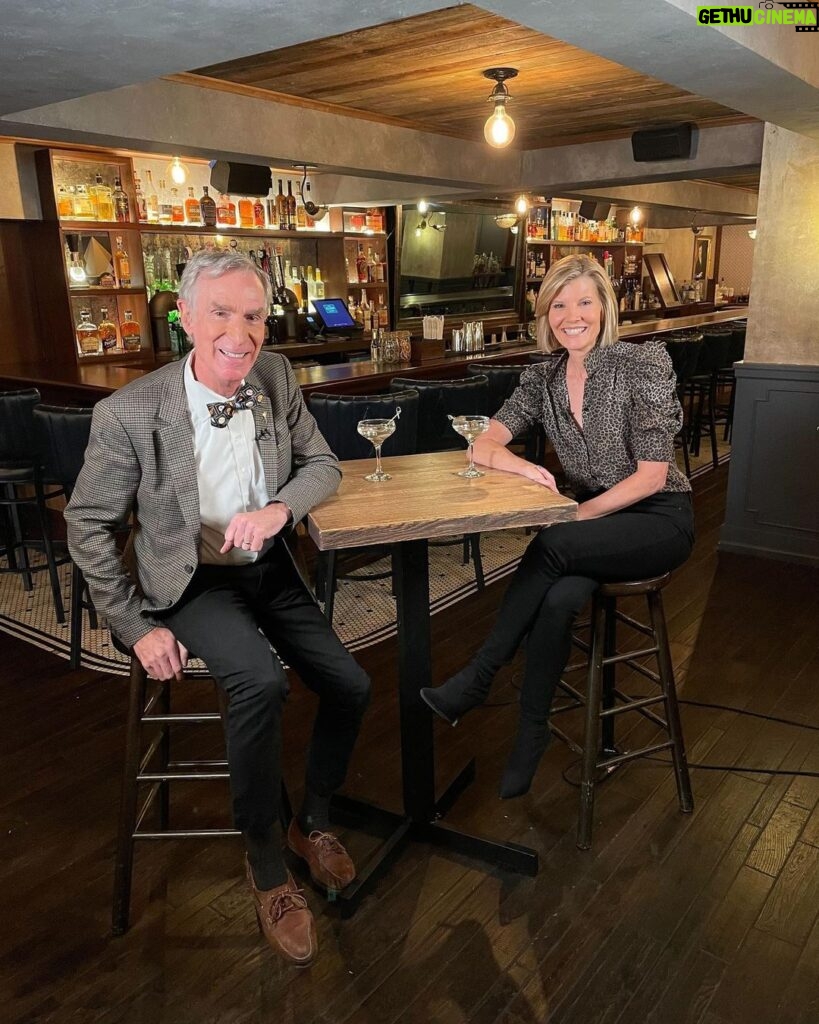 Bill Nye Instagram - Big thanks to @tvkatesnow for having me on #TheDrinkWithKateSnow. See the whole episode at the link in my bio or find it on the @nbcnightlynews podcast. Cheers!