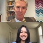 Bill Nye Instagram - There are only 5 days till Election Day! To address the climate crisis and the upcoming election, @billnye sat down with @elisejoshi to talk about the importance of voting — for the sake of our planet. We’re asking you to continue this conversation with your family and friends. Vote like there‘s #NoPlanetB!