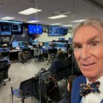 Bill Nye Instagram - In the "fishbowl" watching for #DART to impact Dimorphos and give it a nudge! JHU Applied Physics Laboratory (APL)
