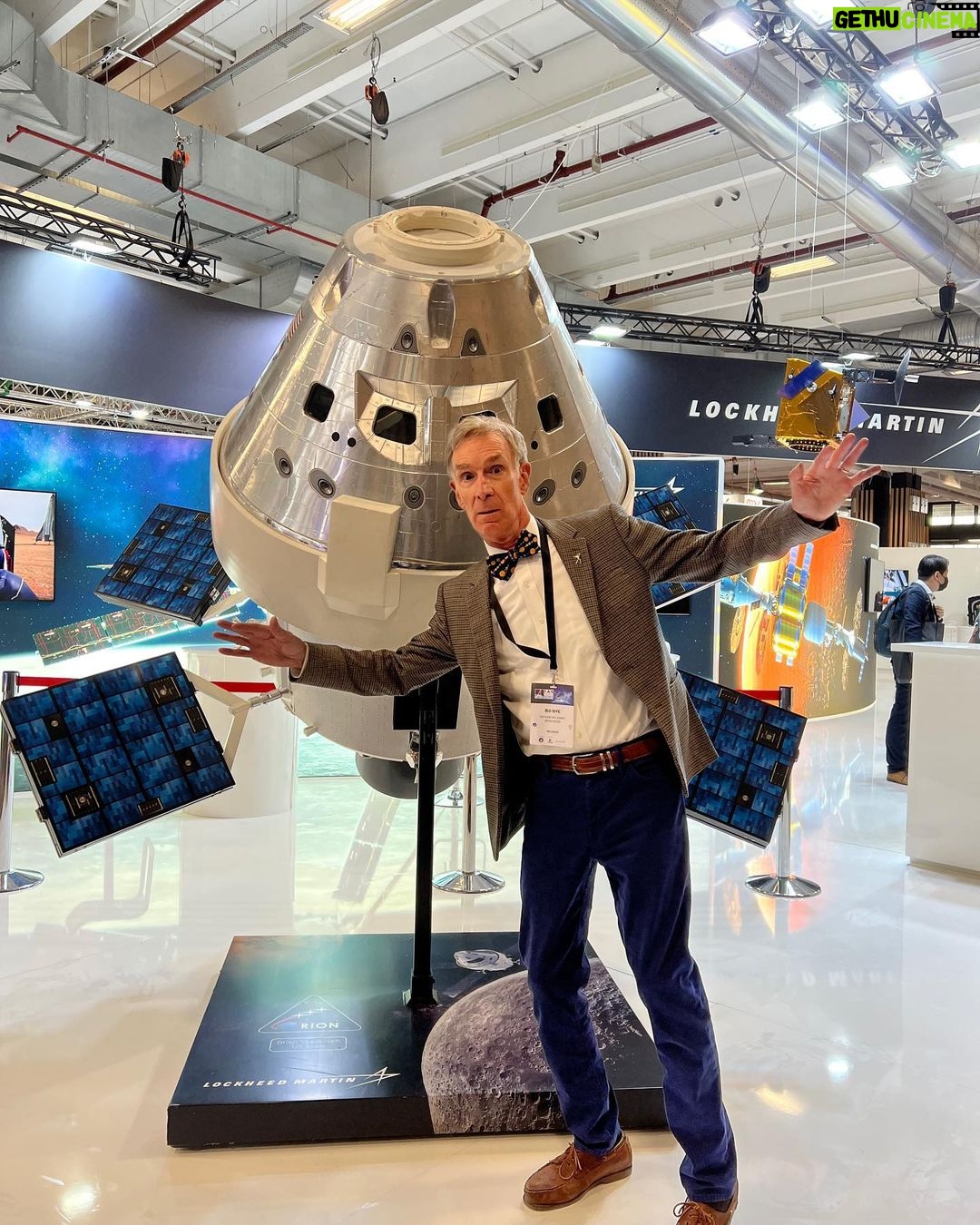 Bill Nye Instagram - At the International Astronautical Congress. Out of this world experience. #IAC2022 Paris Convention Center