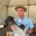 Bill Nye Instagram - At the La Brea Tar Pits we find a femur— of an ancient Huge Ground Sloth. Surprising? That’s even though it’s not where you’d expect to meet 50,000 year old saber-toothed cats— right in the middle of a county of 10 million people… La Brea Tar Pits and Museum