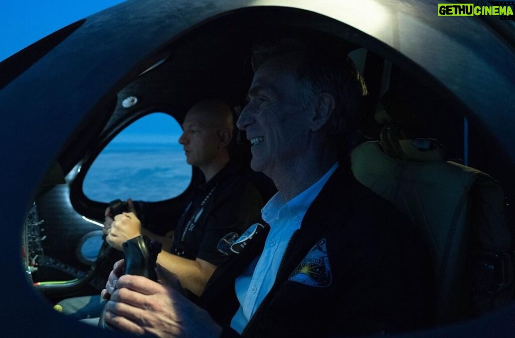 Bill Nye Instagram - We visited Virgin Galactic back in 2018. Flew the simulator. Looked like it was going to fly well. And it did. Congratulations to All!