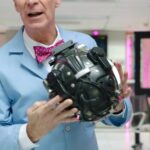 Bill Nye Instagram – mmWaves, high-bands, low-bands, rubber bands — what does it all really mean? @TMobile and I teamed up to discuss the science behind their nationwide 5G! #Ad