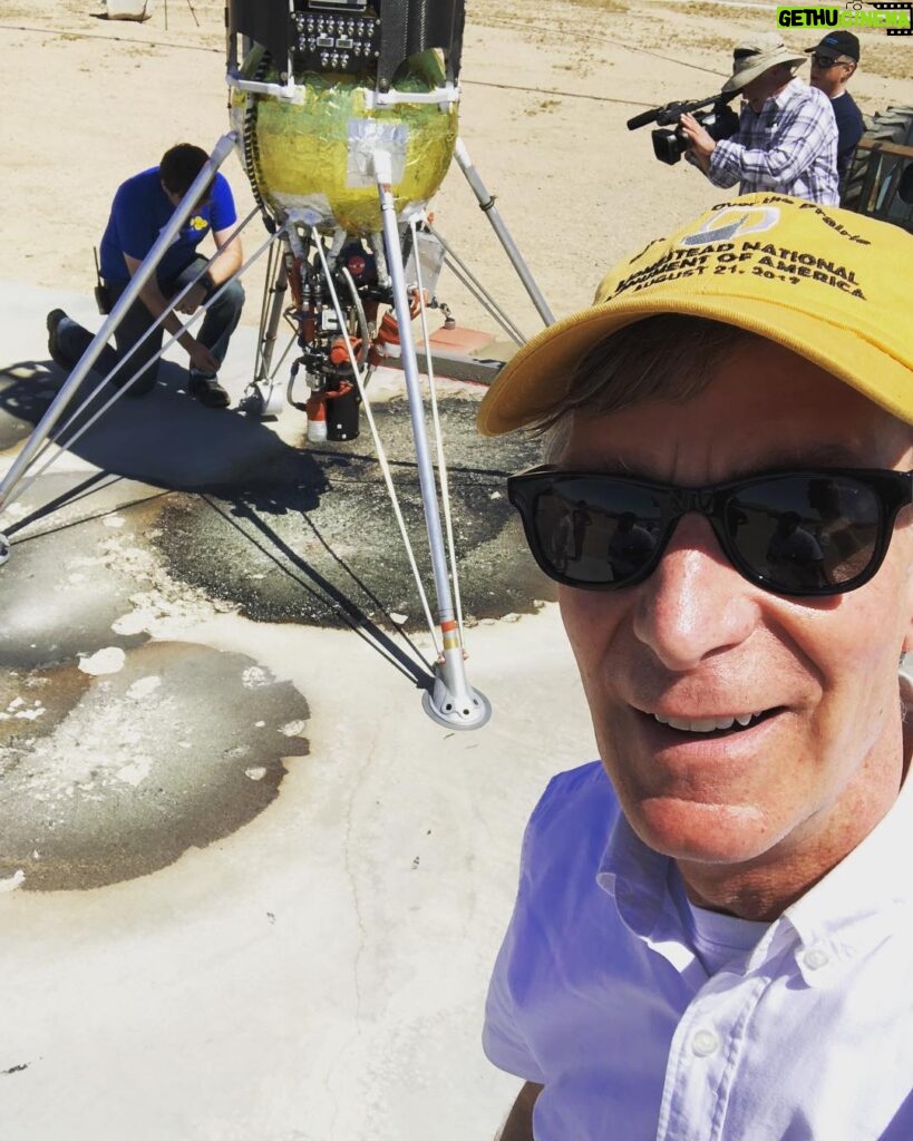 Bill Nye Instagram - Playing with rockets in the desert! @planetarysociety Mojave, California