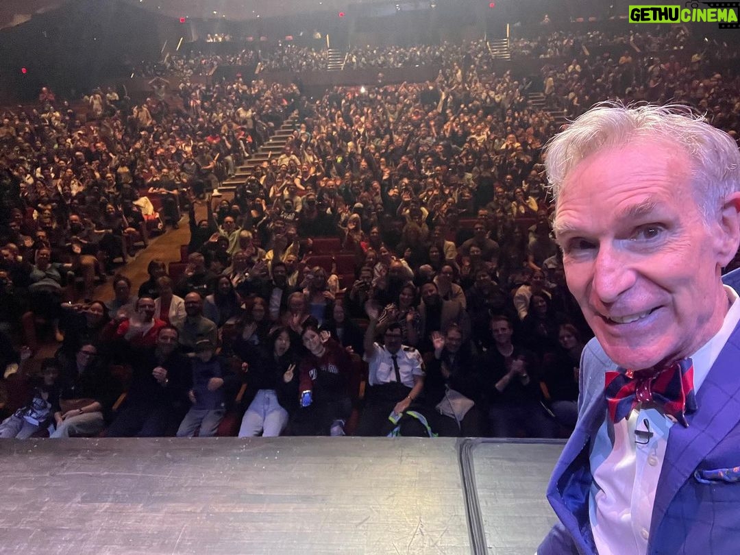 Bill Nye Instagram - O Canada, you were fantastic! Thanks for coming.