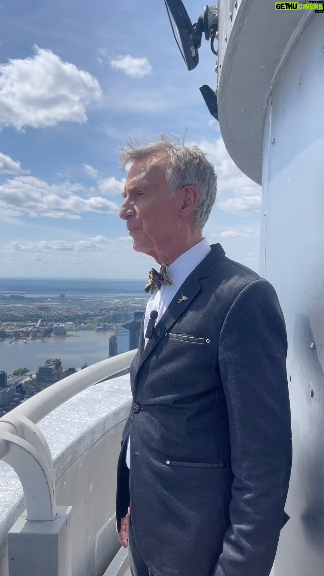 Bill Nye Instagram - SCIENCE RULES (Especially at 1,454 feet/443 meters) Empire State Building