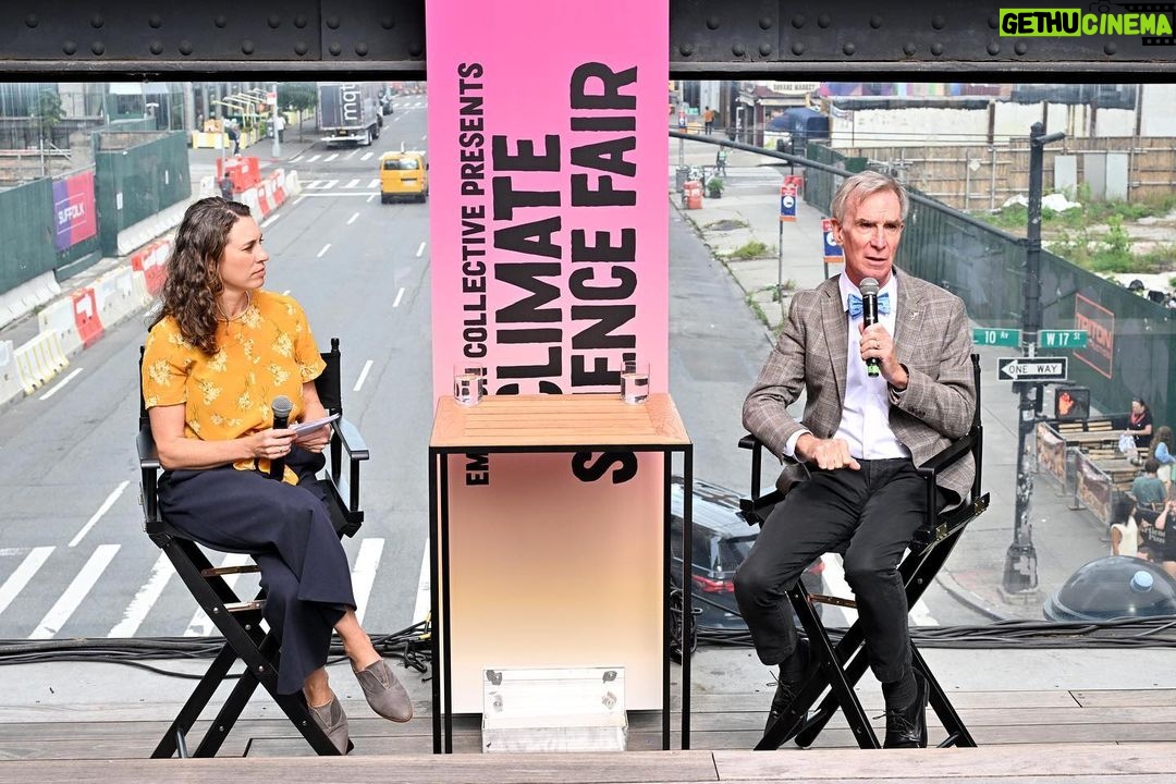 Bill Nye Instagram - Big fun in NYC last week with @glblctzn for the annual #GlobalCitizenFestival, and @emersoncollective for the #ClimateScienceFair. Great work being done - and the work continues! Let’s change the world! New York, New York
