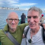 Bill Nye Instagram - Beautiful day in my old city Seattle. Caught up with my longtime frisbee buddy Kaj. We played a round of disc golf and caught a ferry. Seattle, Washington