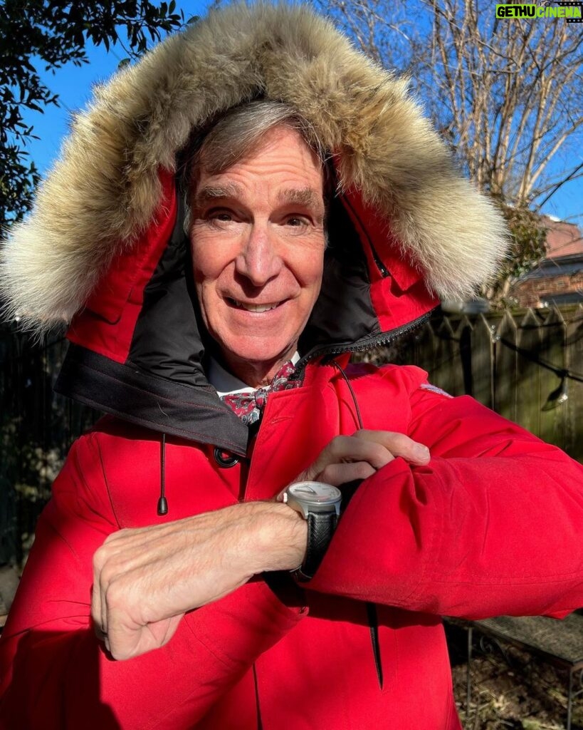 Bill Nye Instagram - Here in the Northern Hemisphere, it’s the first day of winter. Brrrr…
