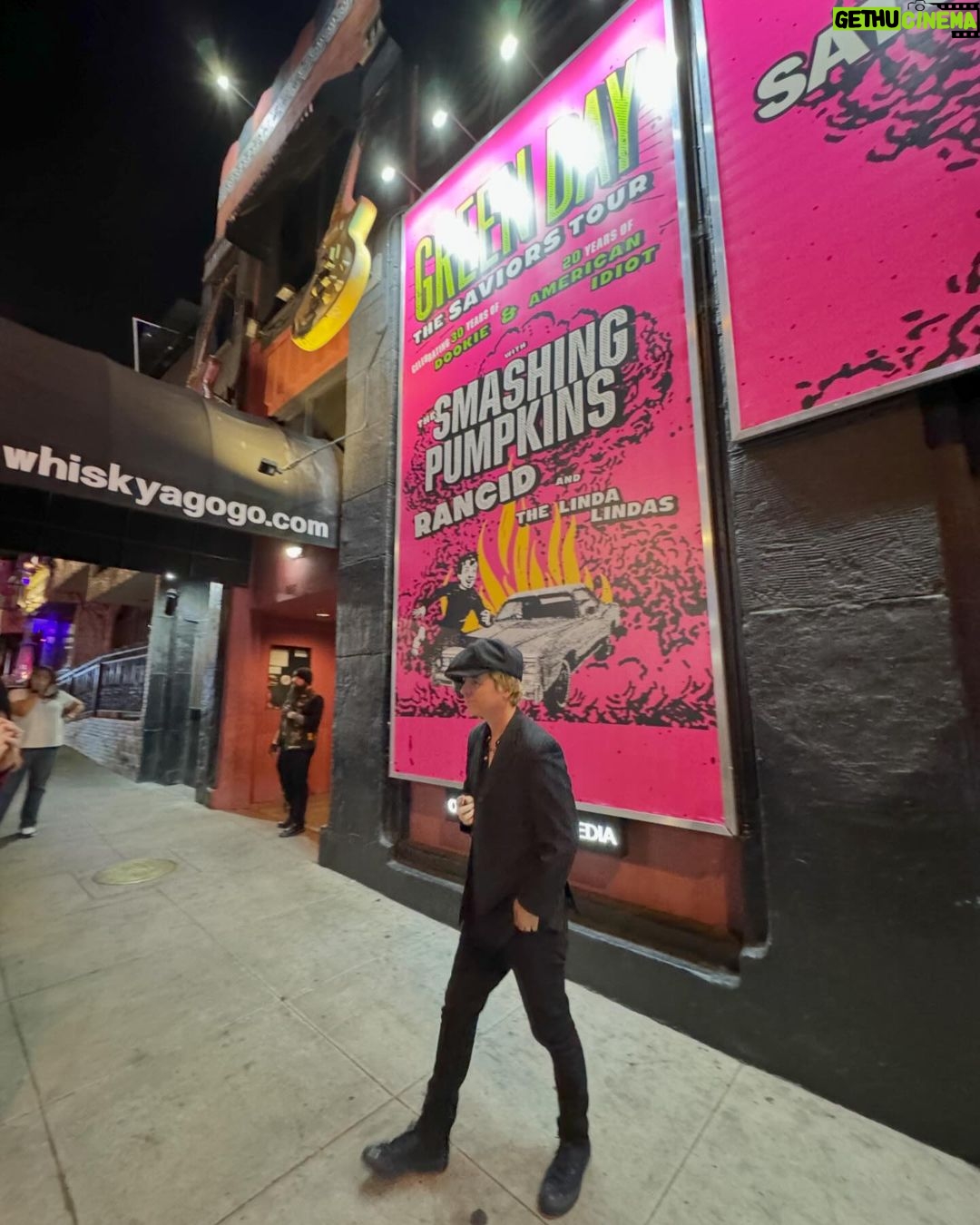 Billie Joe Armstrong Instagram - The Sunset Strip