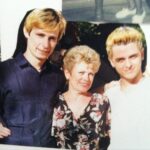 Billie Joe Armstrong Instagram - Ok last one for now. 1st photo is Polly and mom. Probably one of my favorite photos of them ever working together at Mel’s drive in. They wore roller skates car hops. 2nd photo is my mom and her sisters again 3rd photo is my mom and aunt Polly. Total dolls. 4th photo is my dad and a couple of his friends. I remember Art longpre , Lucky Sprinkle is a mystery. Very “wise guys” vibe. Sometimes I think my dad had a bit of a sordid past.. if you got pals named Lucky Sprinkle. Just sayin. 5th photo is Tre, aunt Polly and my sister Hollie goofing off. Polly was her god mother 6th photo is aunt Polly bowling! 7th photo is my mom’s bowling team 8th photo is aunt Polly and me with my first bike I got at her duplex in El cerrito . You can see a photo in the background of her and my uncle John Urone. Right side of that photo is her son my cousin Mitch Martinez. Last photo is Mike Polly and me at my wedding. Around 87 I remember Mike and I went to Klamath river with a bunch of my family. He had Polly laughing in hysterics the whole time telling funny Mike anecdotes Richmond, California