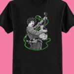 Billie Joe Armstrong Instagram - Artist Cristy C Road and I collaborated on a shirt for @Tees4Togo. Tees4Togo was founded by Kathleen Hanna (Bikini Kill, Le Tigre) Each t-shirt is $40 because that's how much it costs to send a girl to school for a year in Togo,West Africa, a place where most girls can’t afford to attend school past the age of 11. It also pays for healthcare, books, solar lights and a ton of other stuff. So get a tee of me and send a girl to school for an entire year! You can find the tee at Tees4Togo.com. Out now!
