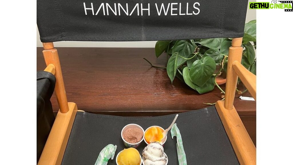 Billie Lourd Instagram - 🥰🤮🥰The final 2 episodes of #AHS11 are on tonight so I obviously had to bless you all with this appetizing ✨BTS vid✨of yours truly vomiting up a surprisingly delicious banana smoothie of sorts (I have weirdly done a lot of #vomitacting on @ahsfx so I’m probably gonna put it in the skills section of my resume at this point). I have also blessed yall with a super artsy blurry photo of good ol Dr Hannah Wells living it up on a night shoot and a photo of my cast chair with a bunch of Italian ice on it (yes I ate all of them no you can’t judge me cause you can’t judge pregnant people for eating excessive amounts of Italian ice) anyways watch AHS tonight!!! And don’t be too mad at me for this novel of a caption thanks have a great day I love you all thanks for supporting my bizarre instagram presence