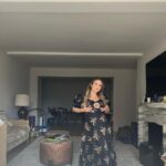 Billie Lourd Instagram - 🚛💁🏻‍♀️🚛 Nothing says #imamom like this #randocompliation of #sadselftimer pics of me featuring a truck, a mini piano, a mini trampoline and a drawing easel. But plz ignore all o that and instead pay attention to this stunning @rodarte dress!!! @tickettoparadise press day 1 baybeeeee also enjoy take 1 o this photo shoot featuring some sexy weights in the foreground #imnotgoodatthis