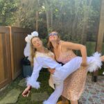 Billie Lourd Instagram - 🍾👯‍♀️🍾Happy #dirty #flirty #birdie #nerdy #gertie #purdy #wordy #thirty 2 the #bestbestie #godliestgodmami #friendtillzeend @hannahwolfe1 swipe for the ultimate #tbt of some crazysexycool poster I made her when we were 12 featuring some pretty crazysexycool pics of us?!? #fromposterstoposts #freeyoursoul ?!?!!!!!