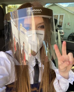 Billie Lourd Instagram - 🦷🧛🏽‍♀️🦷#AHSdoublefeature premiered last night and is on @hulu today so in typical me fashion I obvi had to post this rando compilation of me as Lark living my truth rocking vampire teeth and face shields galore?!? #larkinthedark #barkbarkitslark #ohharkitslark #larkinthepark