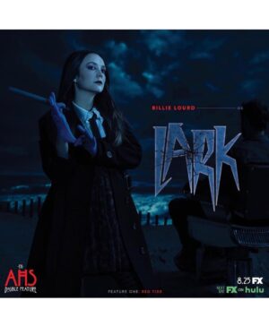 Billie Lourd Instagram - 🦷🧛🏽‍♀️🦷#AHSdoublefeature premiered last night and is on @hulu today so in typical me fashion I obvi had to post this rando compilation of me as Lark living my truth rocking vampire teeth and face shields galore?!? #larkinthedark #barkbarkitslark #ohharkitslark #larkinthepark