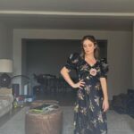 Billie Lourd Instagram - 🚛💁🏻‍♀️🚛 Nothing says #imamom like this #randocompliation of #sadselftimer pics of me featuring a truck, a mini piano, a mini trampoline and a drawing easel. But plz ignore all o that and instead pay attention to this stunning @rodarte dress!!! @tickettoparadise press day 1 baybeeeee also enjoy take 1 o this photo shoot featuring some sexy weights in the foreground #imnotgoodatthis