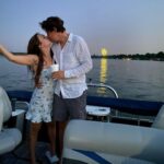 Billie Lourd Instagram – ❤️🤍💙#momanddad #takethelake #doinbruin Fish Tale Grill – Lake Bruin Lodge & Store