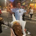 Billie Lourd Instagram – 🌃🍎🌃 a #littlebaby and a #biggayicecream in the #bigapple #littletoes on #littleisland oh and some #tRuFfLeMaC for good measure #wowilovemyfamilysomuch ❤️ Little Island