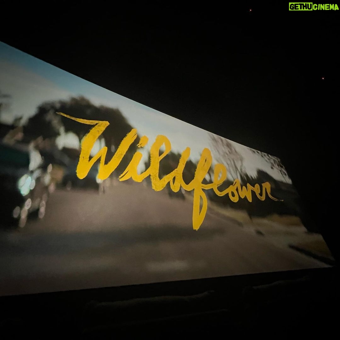 Billie Lourd Instagram - π»πΏπ»I got to see #WildflowerMovie on #zebigscreen for the first time last night and could not be more proud to have gotten to be involved in this incredible, heartwarming, funny af, brilliant film. Sorry 4 this blurry selfie I was 2 damn excited to take #properphotos. GO SEE WILDFLOWER IN THEATERS OR STREAM IT ON MARCH 21 OR DO BOTH IF UR A REAL BADDIE!!!!! I love my @morningmoonproductions fam more than any interweb post could ever express!!!