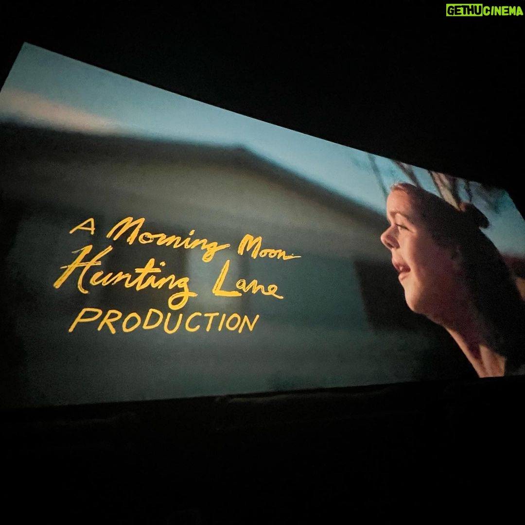Billie Lourd Instagram - π»πΏπ»I got to see #WildflowerMovie on #zebigscreen for the first time last night and could not be more proud to have gotten to be involved in this incredible, heartwarming, funny af, brilliant film. Sorry 4 this blurry selfie I was 2 damn excited to take #properphotos. GO SEE WILDFLOWER IN THEATERS OR STREAM IT ON MARCH 21 OR DO BOTH IF UR A REAL BADDIE!!!!! I love my @morningmoonproductions fam more than any interweb post could ever express!!!