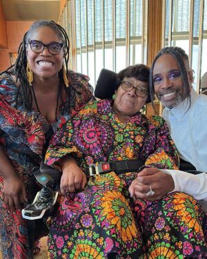 Billy Porter Instagram - We are so grateful to have our beautiful mother with us for another turn around the sun. Please hold your loved ones close. We love you, Mommy! 🎂🎉💐💗