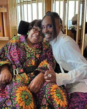 Billy Porter Instagram - We are so grateful to have our beautiful mother with us for another turn around the sun. Please hold your loved ones close. We love you, Mommy! 🎂🎉💐💗